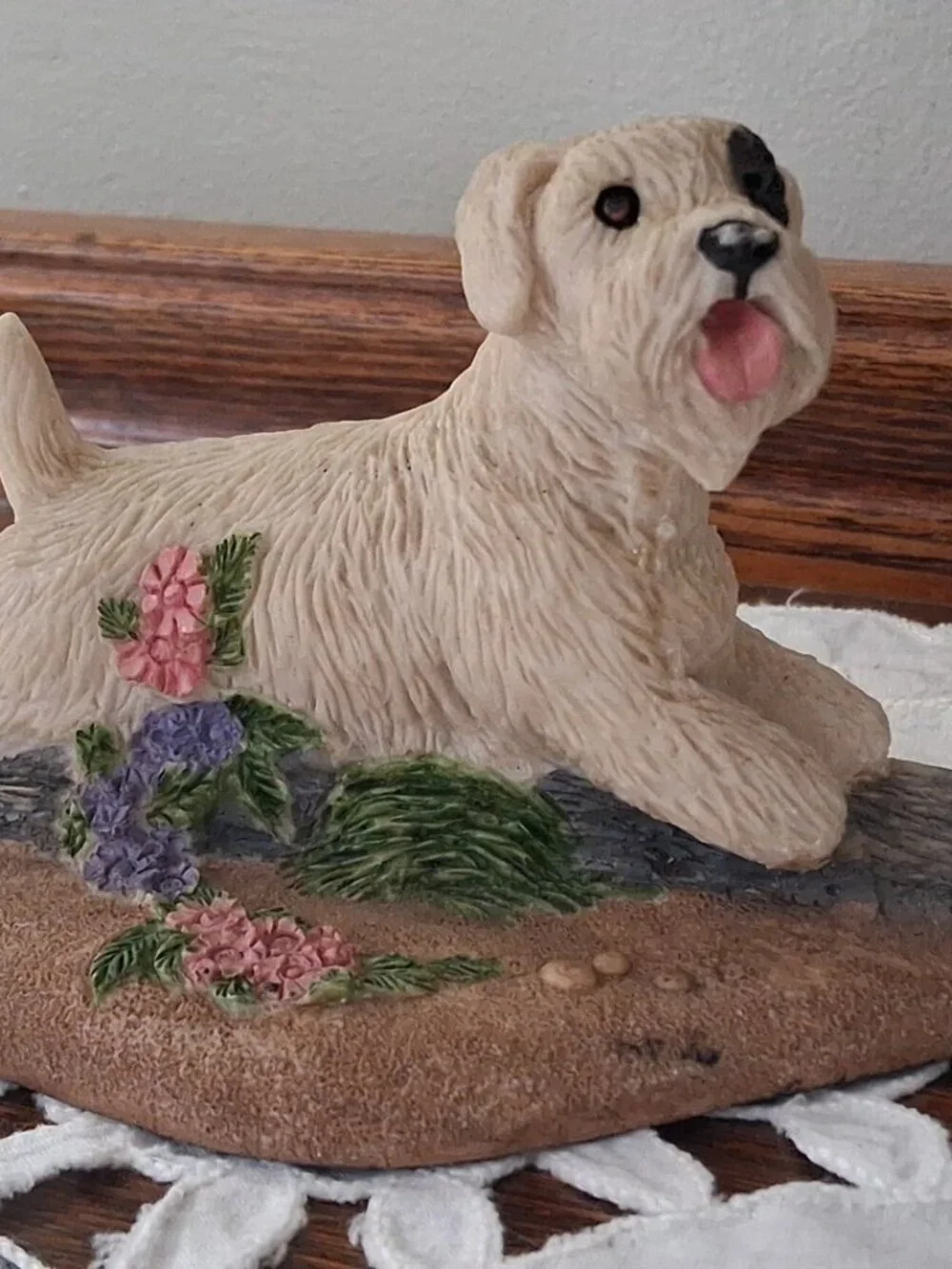 Charmstone Schnauzer Dog Figurine Statue 4 1/2